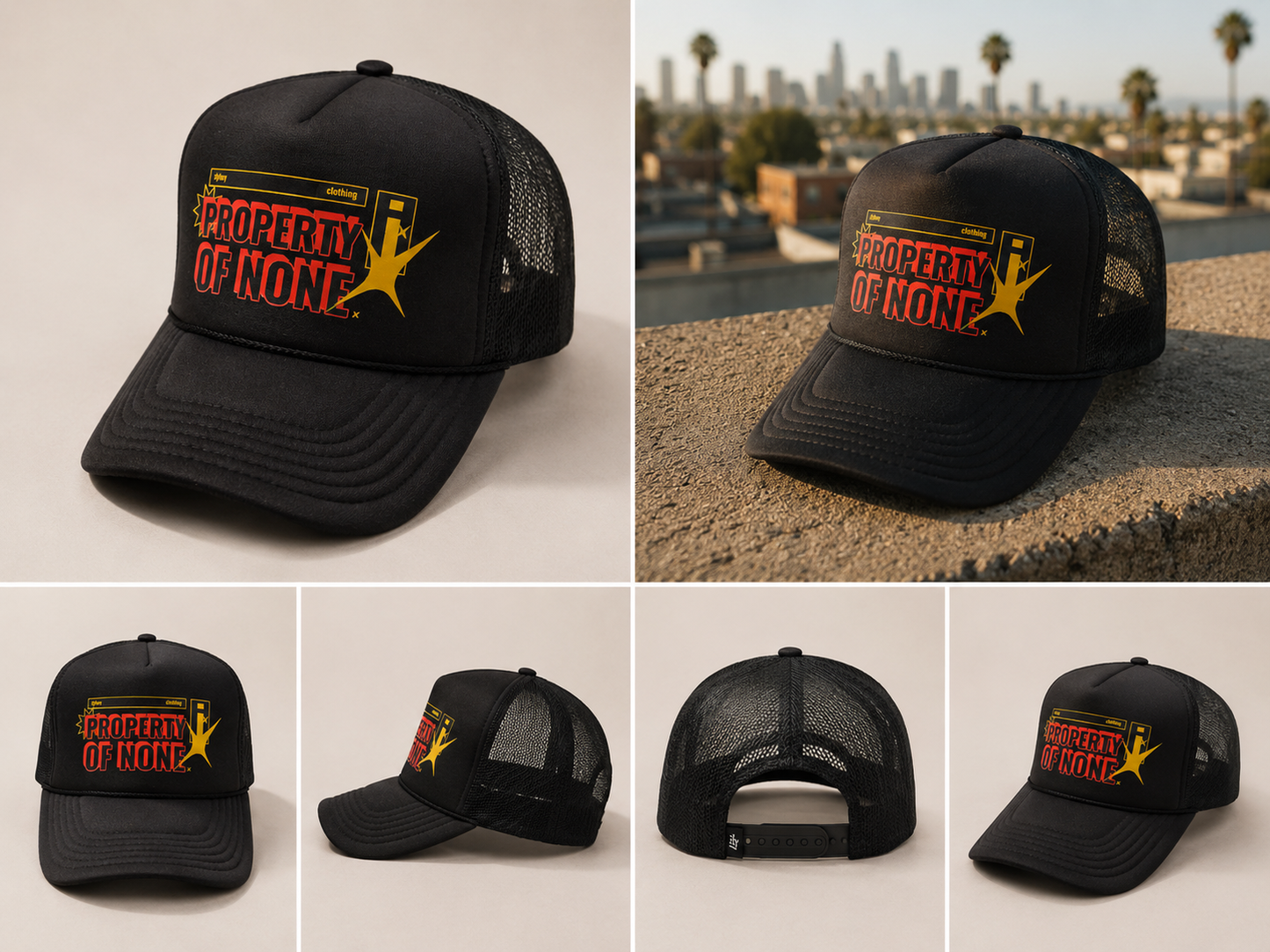 Property of None Trucker Hat